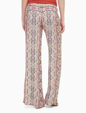 Taos Print Pant Raspberry Sorbet